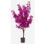 Konstgjord bougainvillea JONKFAN med blommor, konstgjord stam, violett, 145cm