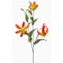 Dekorativ kvist Gloriosa TROFEL, orange-gul, 90cm