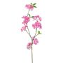 Konstgjord gren av prydnadskörsbär FYNLOK med blommor, cerise, 75cm