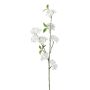 Konstgjord prydnadskörsbärsgren FYNLOK med blommor, vit, 75cm