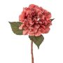 Konstblomma hortensia TREASY, gammaldagsrosa, antikrosa, 35cm, Ø12cm