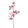 Konstgjord päronblomkvist SLOFEN med blommor, cerise, 55cm