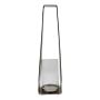 Aluminiumlykta MORGANNE med handtag, silver, 20x16x78cm