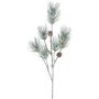 Konstgjord gren av tall GRALTO med kottar, frostad, grågrön, 70cm