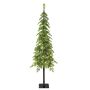 Konstgjord högstammig gran MOLDE DELUXE, LED-lampor, 120cm, Ø20cm