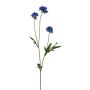 Dekorativ kvist med blåklint FLUNK, blå, 60cm, Ø4-5cm