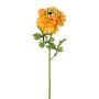 Dekorationsblomma ranunkel SLANK, orange, 45cm