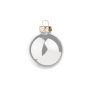 Julgrankula CLARIBELLE, glänsande, 36 st, silver, Ø4cm
