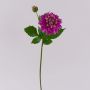Konstgjord dahlia WERNYT, violett, 45cm, Ø10cm