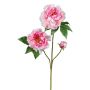 Konstgjord blomkvist, pion BROLI, rosa, 80cm