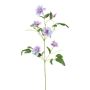 Konstgjord blomma, gren av klematis ZOLME, lavendel, 110cm