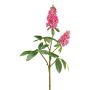 Konstgjord kastanjegren KLARHO med blommor, mörkrosa, 95cm