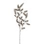 Dekorativ gren av edelgran DRIVEL med kottar, silver, 95cm