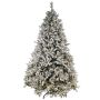 Plastgran ALASKA SPEED, snöklädd, LED-belysning, 180cm, Ø115cm