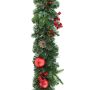 Konstgjord grangirland VISALIA, grön, frukter, 180cm, Ø30cm