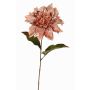 Konstgjord sammetdahlia MINBU, rosé, 60cm, Ø17cm