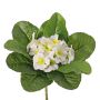 Konstgjord primula SUNDARA på stödpinne, vit, 20cm, Ø4cm