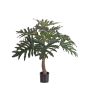Konstgjord växt Philodendron Selloum DONIS, konstgjord stam, 80cm