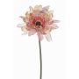 Konstblomma gerbera PAMILLA, gammaldagsrosa-kräm, antikrosa-krämfärgad, 65cm, Ø12cm