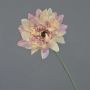 Konstblomma gerbera PAMILLA, gammaldagsrosa-kräm, antikrosa-krämfärgad, 65cm, Ø12cm