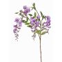 Konstgjord wisteria-gren SOULA med blommor, lila, 80cm, Ø7-8cm