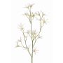 Konstgjord blomma, kvist Tweedia solanoides PALLAS, vit, 70cm, Ø5cm