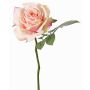 Konstgjord ros NIKOLETA, rosa-krämfärgad, 30cm, Ø12cm