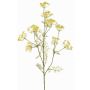 Konstgjord dillkvist WINCENT med blommor, gul, 80cm, Ø5-7cm