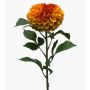 Textilblomma pompondahlia MILEYA, orange, 75cm, Ø12cm