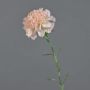 Konstgjord nejlika NIRUSHA, rosa-krämfärgad, 65cm, Ø9cm