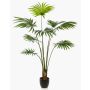 Konstpalm Livistona rotundifolia FAVIOLA i dekorativ kruka, 160cm