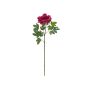 Textilblomma, pion DARISA, mörka cerise, 80cm
