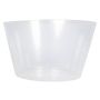 Inläggskärl KIPA för planteringskorgar, plast, vattentätt, genomskinligt, klara, 15cm, Ø25cm