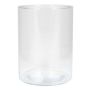Cylindrisk blomvas SANNY i glas, klar, 20cm, Ø15,1cm