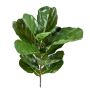 Konstgjord Ficus Lyrata ATIKA på stödpinne, grön, 75cm