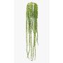 Dekorativ hängande Senecio DZIBAN på pinne, svårantändlig, grön, 85cm