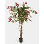 Dekorativ Bougainvillea OGMA, naturstammar, blommor, cerise, 150cm