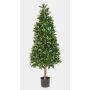 Dekorativ lagerpyramid MATAR, naturstam, crossdoor, 140cm