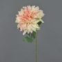 Konstgjord dahlia NATSU, rosa-krämfärgad, 60cm, Ø17cm