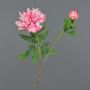 Konstblomma, pion BADIS, rosa, 75cm, Ø13cm