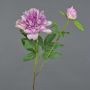 Konstblomma, pion BADIS, lila, 75cm, Ø13cm