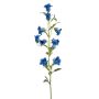 Dekorativ konstblomma, klockblomma AIMI, mörkblå, 90cm, Ø3-5cm