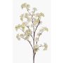 Stor konstgjord blomma, körsbärsblomgren GIMA med blommor, krämgul, 120cm