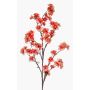 Stor konstgjord blomma, körsbärsblomgren GIMA med blommor, korallfärgad, 120cm