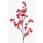 Stor konstgjord blomma, körsbärsblomgren GIMA med blommor, cerise, 120cm