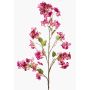 Dekorativ kvist med treblommig blomma MIKKI med blommor, violett, 130cm