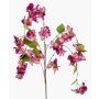 Dekorativ kvist med treblommig MIKKI med blommor, violett, 120cm
