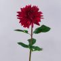 Konstgjord dahlia TURENA, röd, 75cm, Ø17cm