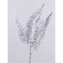 Dekorativ Boston-ormbunksgren NAKHON, silver, 70cm