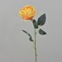 Konstgjord ros ELEAZAR, orange, 65cm, Ø9cm